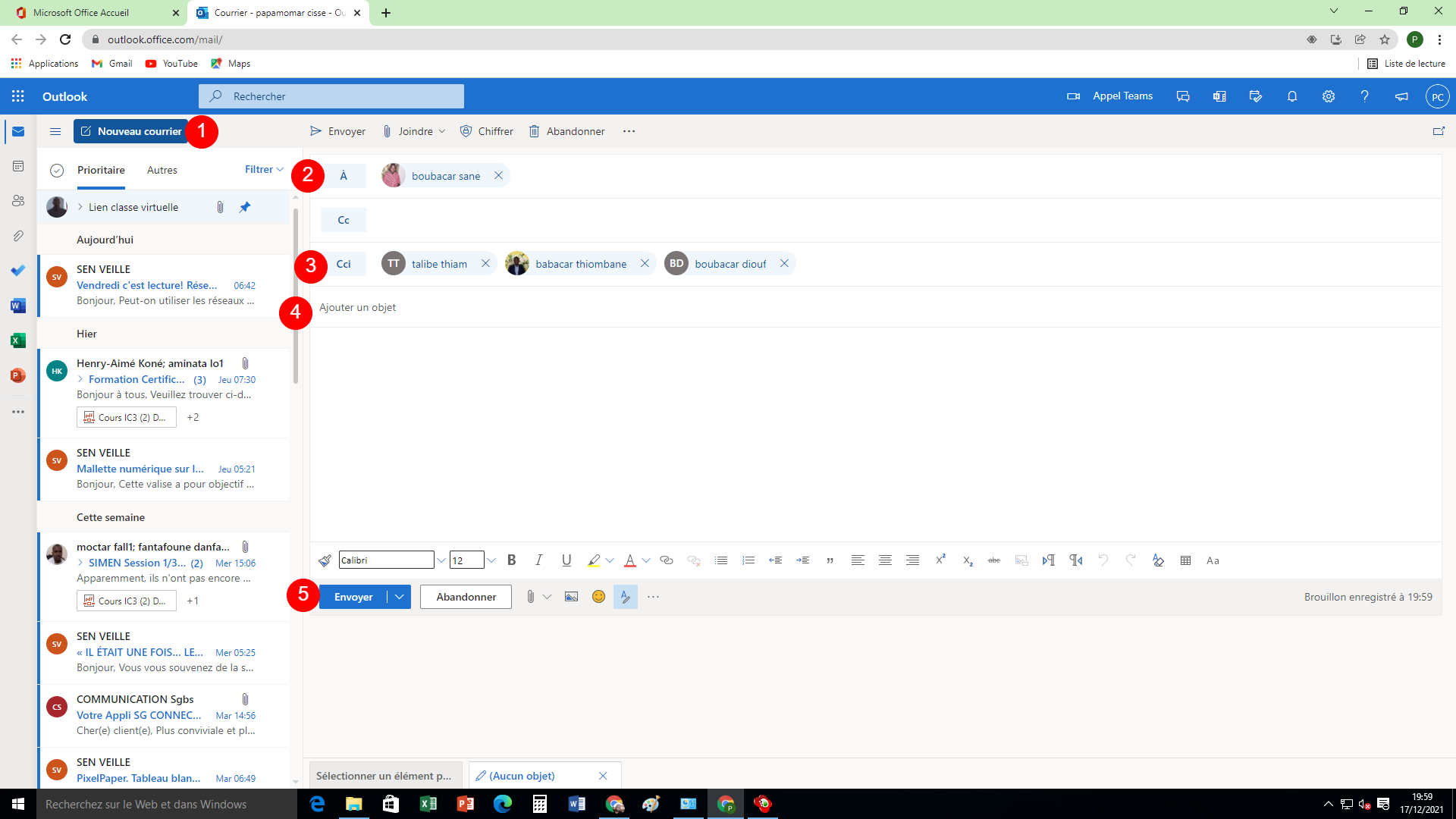 Messagerie Dans Office 365